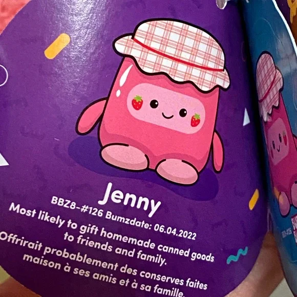 Jenny the Jam BumBumz PicnicBumz NWT - Picture 3 of 4